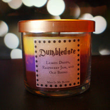 Headmaster Scented 4oz Candle- Lemon Drops, Raspberry Jam, Old Books