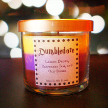 Headmaster Scented 4oz Candle- Lemon Drops, Raspberry Jam, Old Books