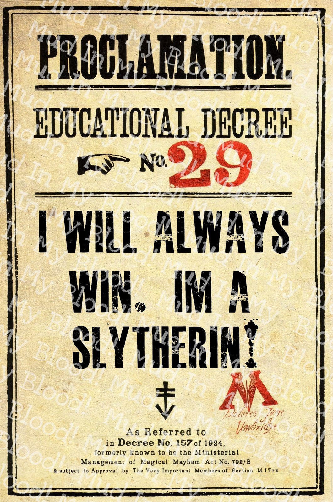 Snake House Pride Decree Posters