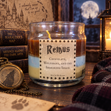 Shabby Werewolf Scented 4 oz Candle- Chocolate, Wolf Potion, Haunted Shack