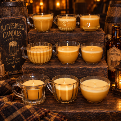 Butteredbeer Scented Candle with FREE gift!