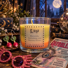 Moon Child 4 oz Candle: Mistletoe, Sun Flowers, and Plums