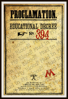 Create Your Own Decree Poster