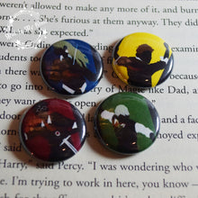 Wizard School House Hero Shadows 1" Button or Magnet Mix