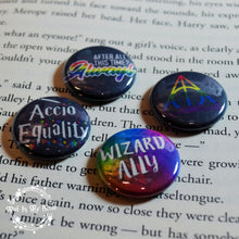 Wizard Pride 1" Pin Back Button Mix