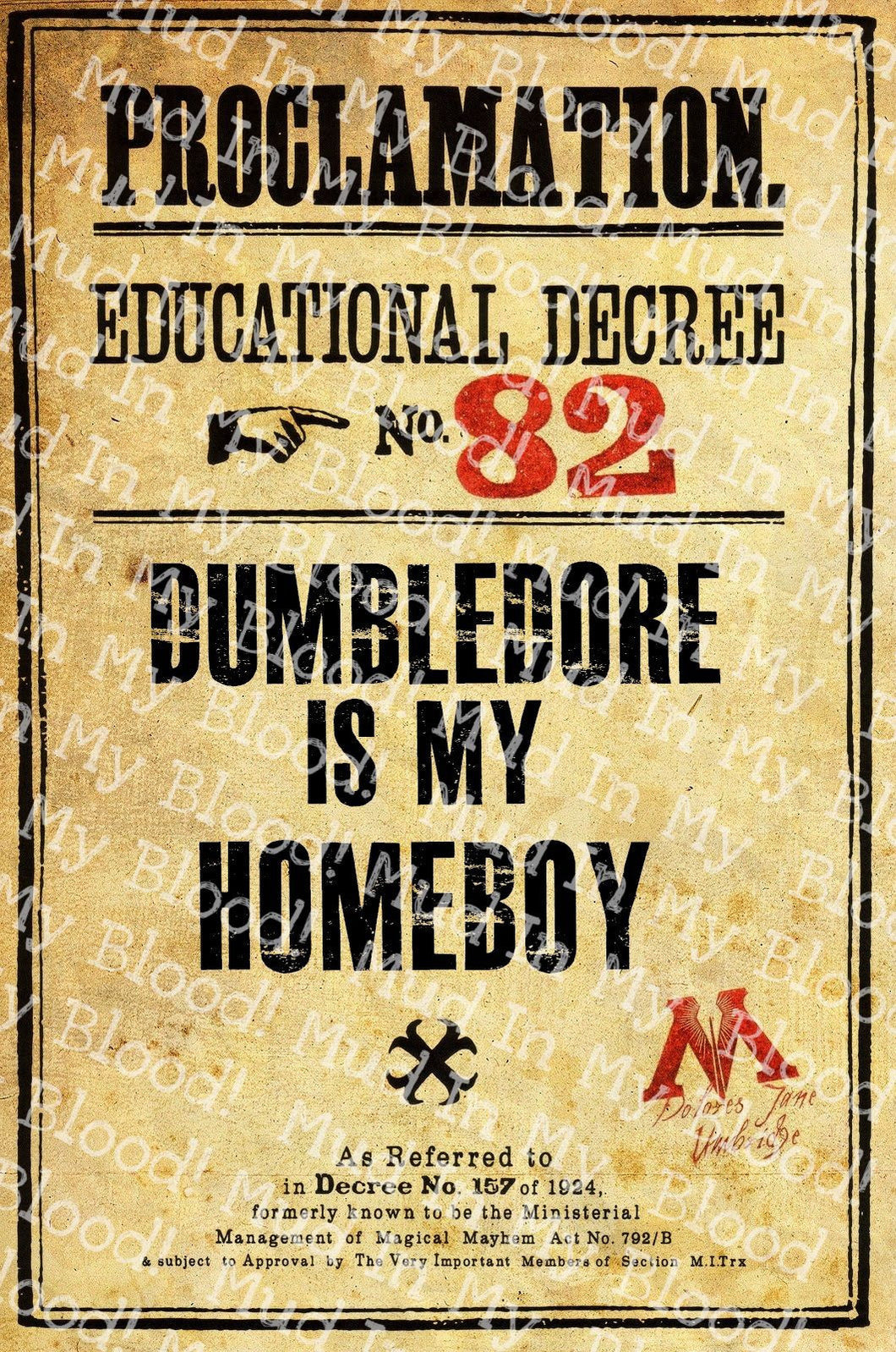 Homeboy Decree Poster