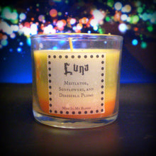 Moon Child 4 oz Candle: Mistletoe, Sun Flowers, and Plums