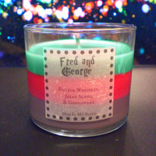 Twins Scented 4 oz. Candle- Magical Sweets and Gunpowder